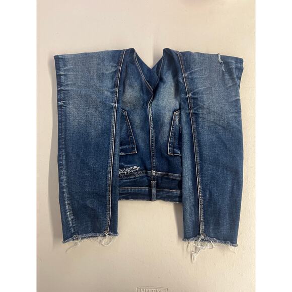 New One teaspoon men's 32 blue Mr Blues indigo empire solid medium wash - Picture 6 of 7